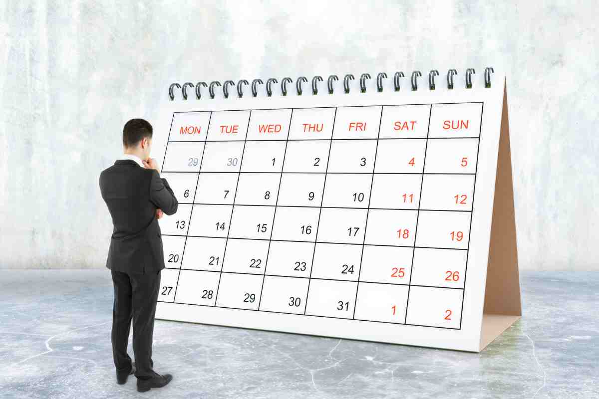 leggere calendario 