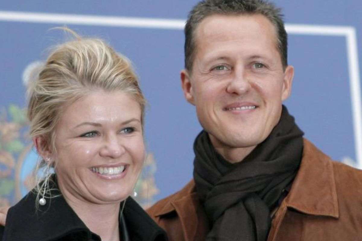 Corinna con suo marito Michael Schumacher