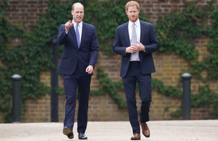 Harry e William funerale