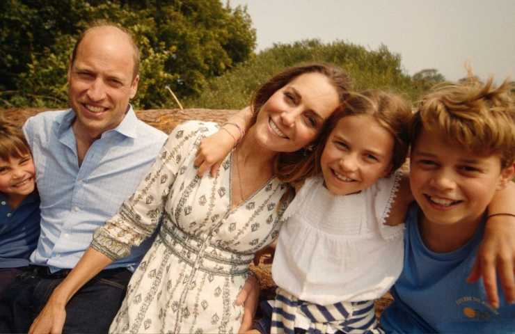 William e Kate con i loro tre figli